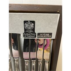 Canteen of Arthur Price Sheffield cutler, part set for eight 