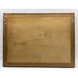 Allan Peel Tankard (British 1897-1964): London Street Scenes, set of three ink and watercolours signed and dated 1953, in matching frames, max 37cm x 55cm (3)