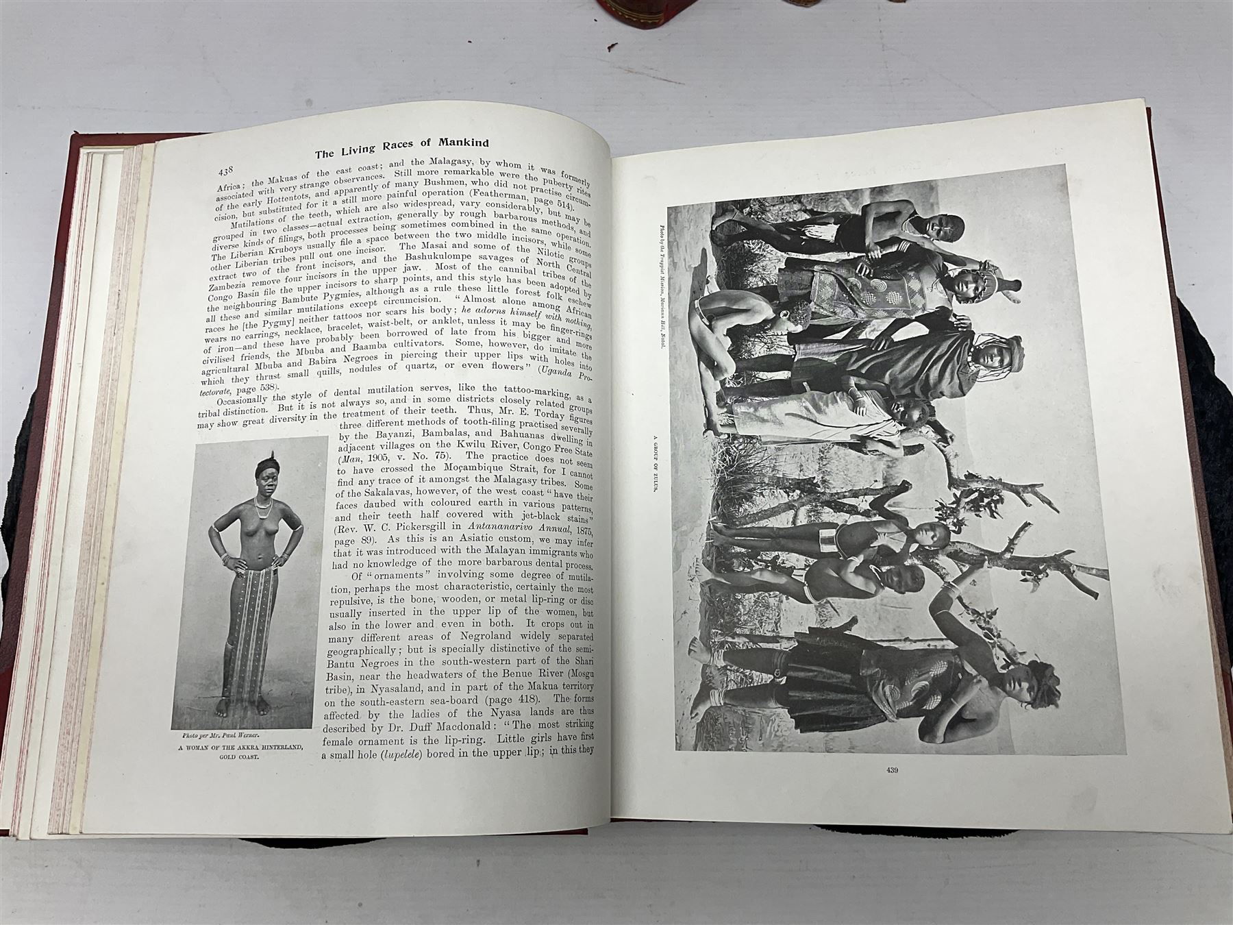 The Living Races of Mankind, two volumes, together with Alexander Winchell; Preadamites or a Demonstration of The Existence of Man before Adam and Edward B Taylor; Anthropology an introduction to the Study of Man and Civilization 