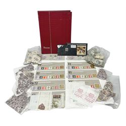Collection of British stamps, to include Queen Elizabeth II mint decimal stamps, Victorian kiloware and others
