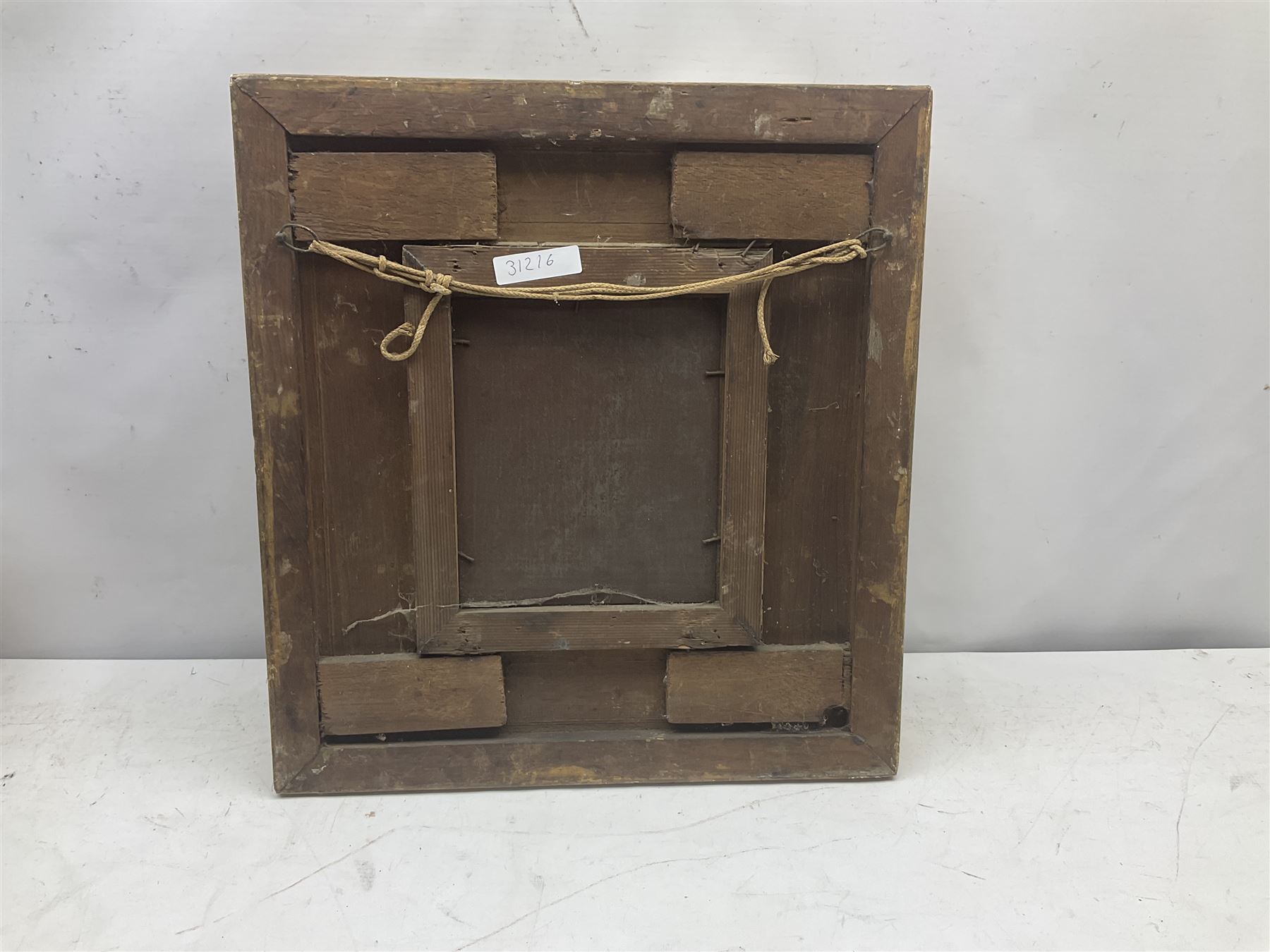 After Bartolomé Esteban Murillo (Spanish 1618-1682): 'Grape and Melon Eaters', oil on tin signed 'Murillo', in ornate gilt frame 19cm x 16cm