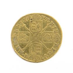 Queen Anne 1714 gold full guinea coin