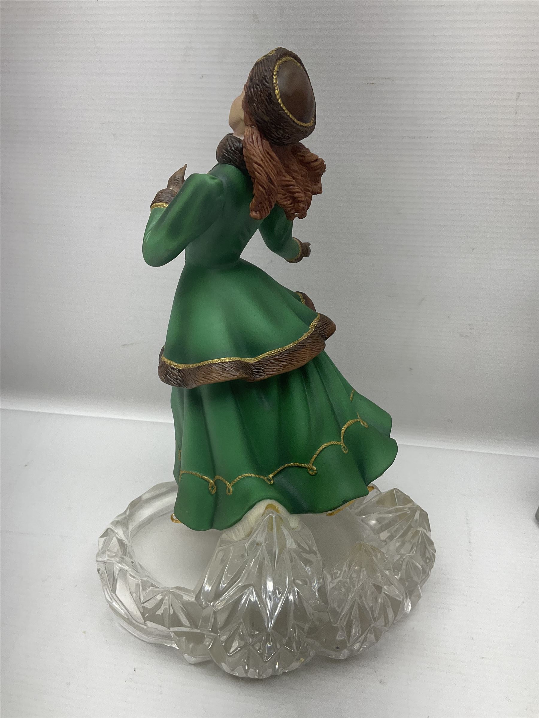 Eight Franklin Mint figures, including Sleeping Beauty, Vienna Waltz, Princess of Glass Mountain, Princess of the Ice Palace etc 