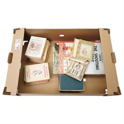 Collection of Beatrix Potter books, Frederick Warne & Co Ltd, and six 1960s Herge Tintin books etc