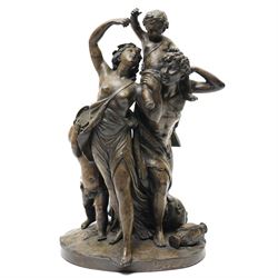 After Claude Michel or 'Clodion' (French 1738-1814): 'Triomphe de Bacchus' or the Childhoo...