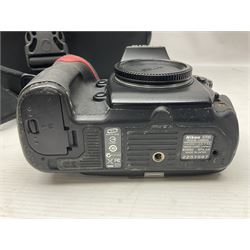 Nikon D700 camera body, serial no 2257597, with Lowepro camera bag