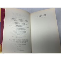 Collection of first edition books, to include J.K. Rowling; Harry Potter and the Goblet of Fire, Harry Potter and the Order of the Phoenix, Harry Potter and the Half Blood Prince, Harry Potter and the Deathly Hallows, Harrius Potter et Philosophi Lapis, G.P.Taylor; Shadowmancer, signed by author, Hans Hass; Men and Sharks, etc (15)    