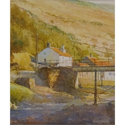  Staithes Beck, watercolour signed by Robert Brindley (British 1949-) 24.5cm x 20.5cm  