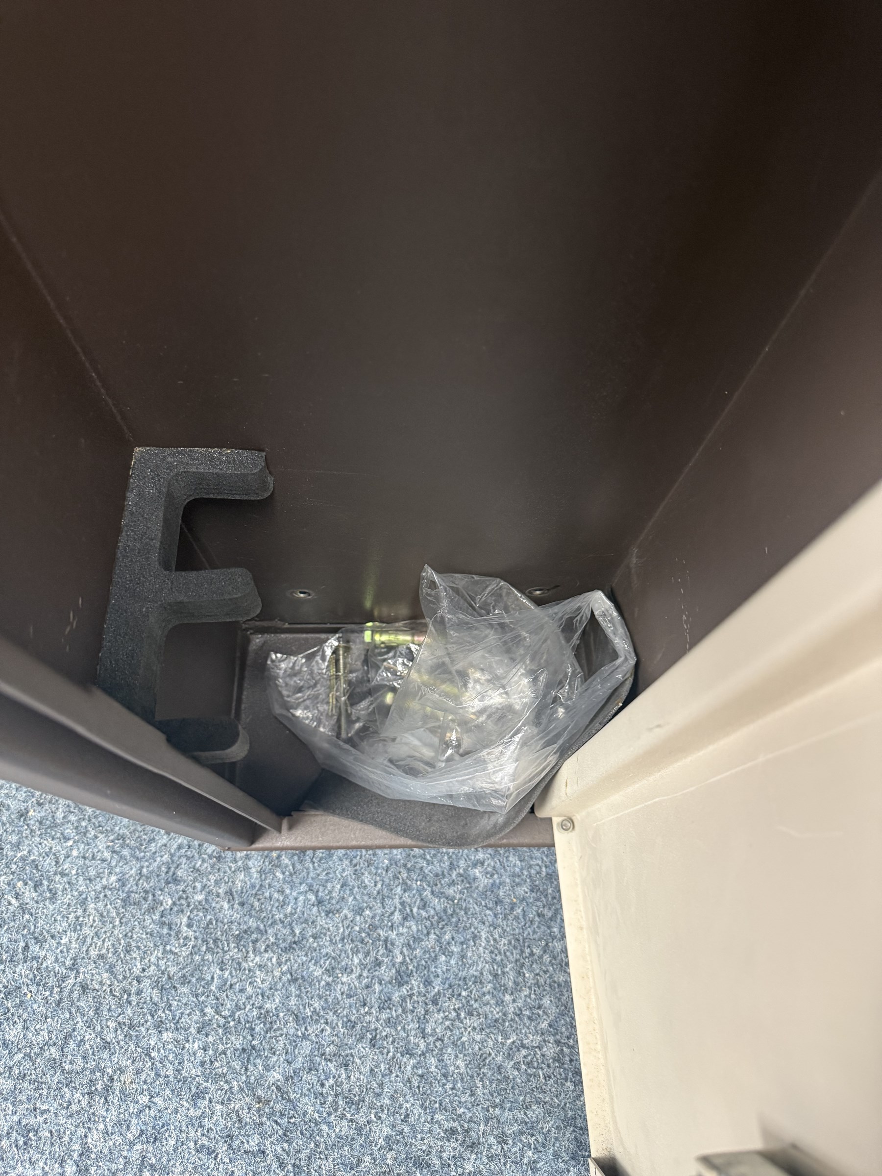 Modern metal gun cabinet, double locks with keys two sets of keys