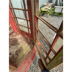 Original 1936 K6 telephone box, Tudor Crown top, painted red - THIS LOT IS TO BE COLLECTED BY APPOINTMENT FROM DUGGLEBY STORAGE, GREAT HILL, EASTFIELD, SCARBOROUGH, YO11 3TX