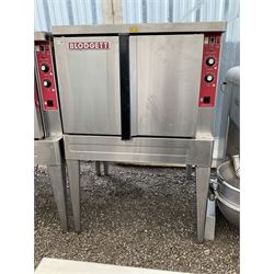 Blodgett - Zephaire commercial stainless steel double door convection baking oven, 3 phase, on four legs - THIS LOT IS TO BE COLLECTED BY APPOINTMENT FROM DUGGLEBY STORAGE, GREAT HILL, EASTFIELD, SCARBOROUGH, YO11 3TX