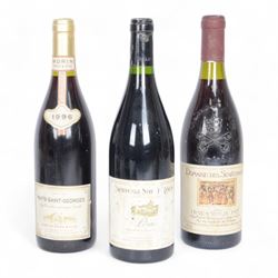 Nuits Saint Georges 1996 Morin Pere & Fils, Chateau Saint Roch Lirac and Chaeauneuf de Pap...