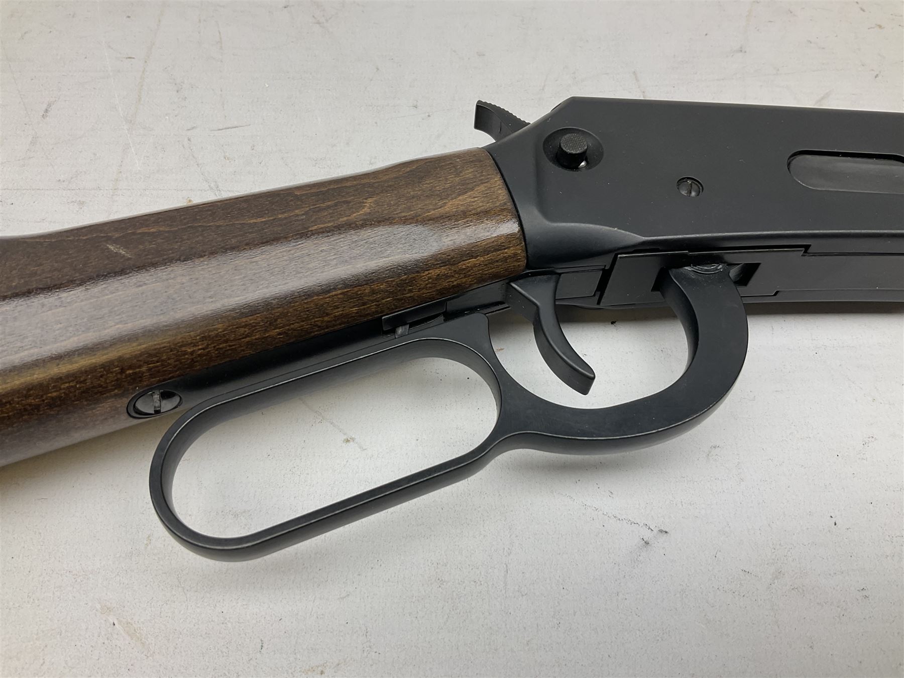 Walther Winchester '94 style .177 lever action CO2 air rifle together