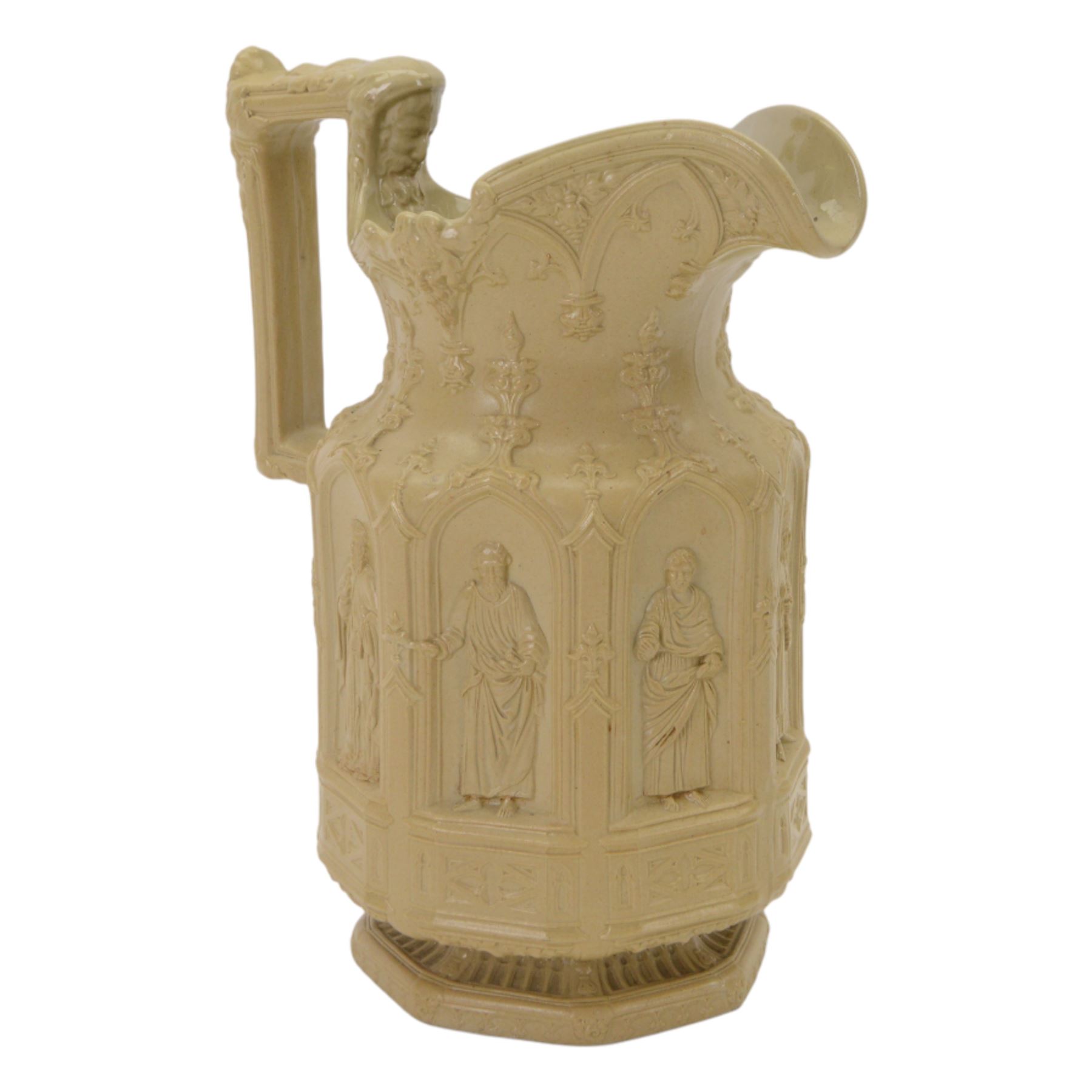 Charles Meigh Apostles stoneware jug, H26cm