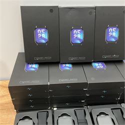 Twenty seven Smart watches Fitness Tracker with with Health Tracking and Heart Rate Sleep Monitor, 1.69 Full Touch Screen IP67 Waterproof Activity Tracker with Pedometer for Android and iOS - THIS LOT IS TO BE COLLECTED BY APPOINTMENT FROM DUGGLEBY STORAGE, GREAT HILL, EASTFIELD, SCARBOROUGH, YO11 3TX
