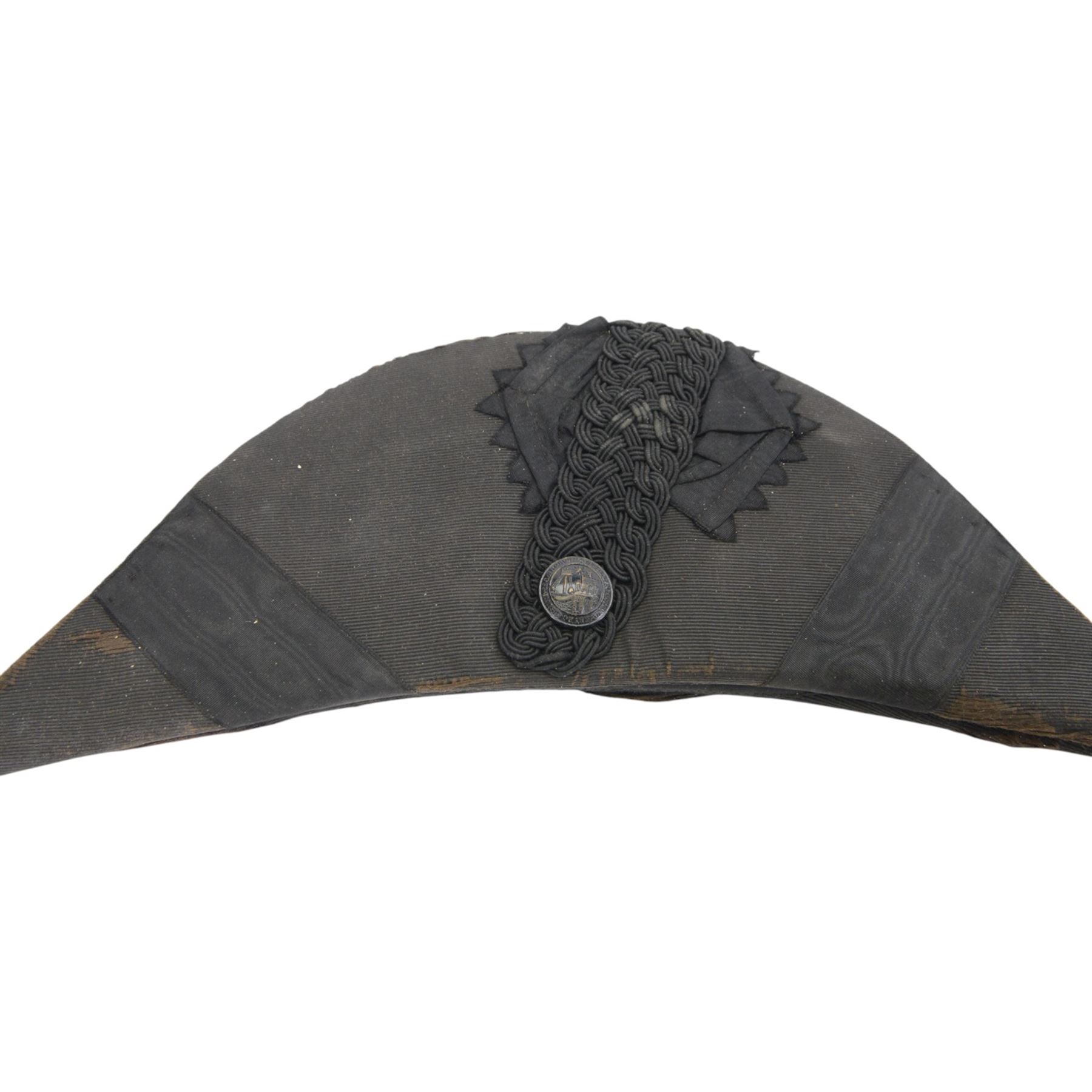 Two bicorn hats by W. Rowntree & Sons, Scarborough, together with one other, all within a W. Rountree & Sons box 