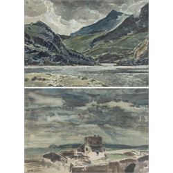 George Graham (British 1881-1941): River and Coastal Landscapes, pair watercolours signed, larger 26.5cm x 39cm (2)
