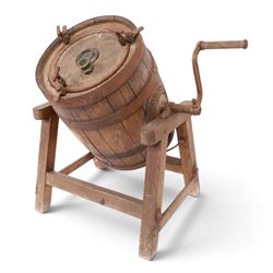 Butter churn on stand by Hathaway, H62cm