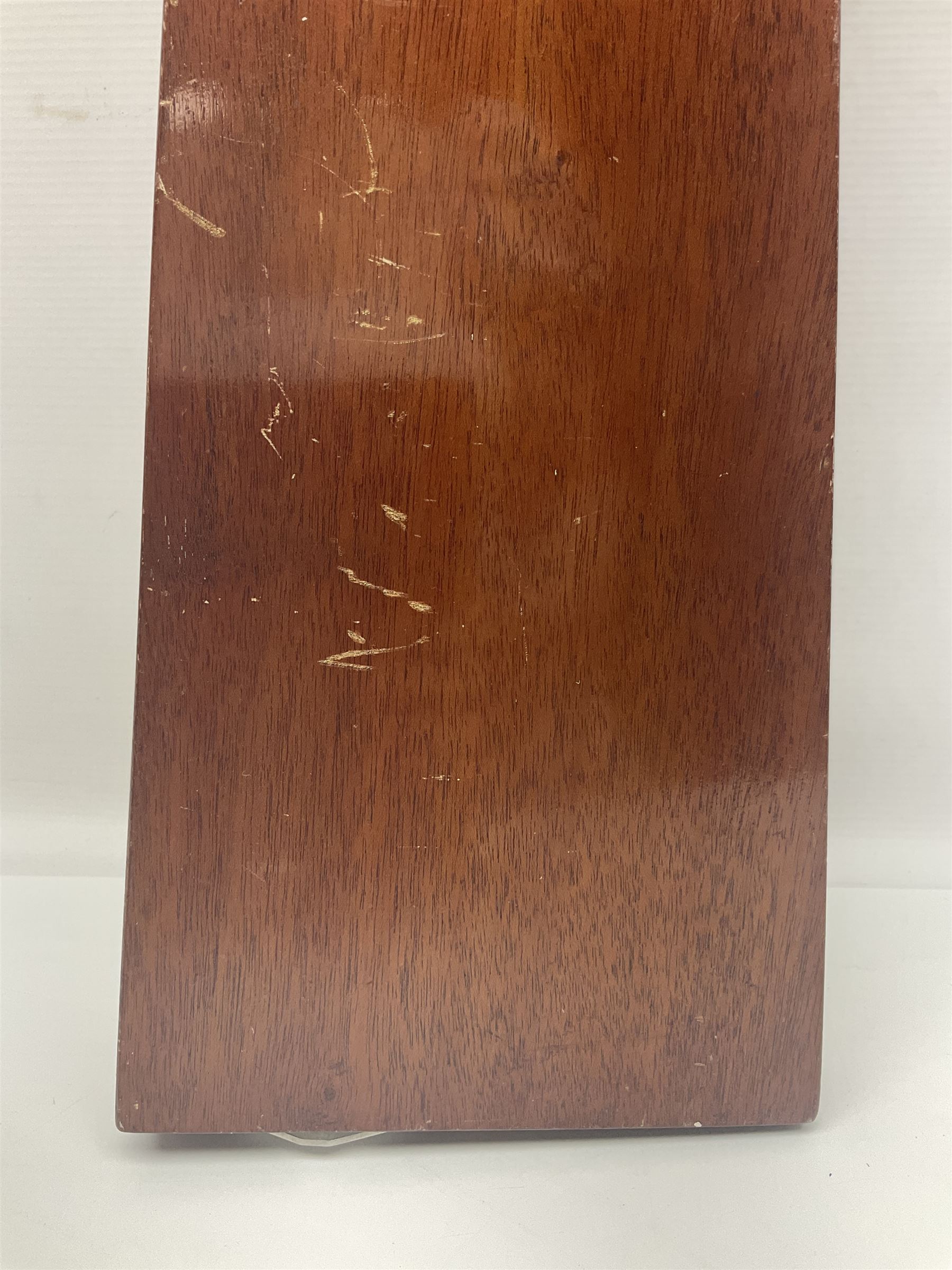 Early 1960s lap steel electric guitar with mahogany body and Plato pick-up, L81.5cm