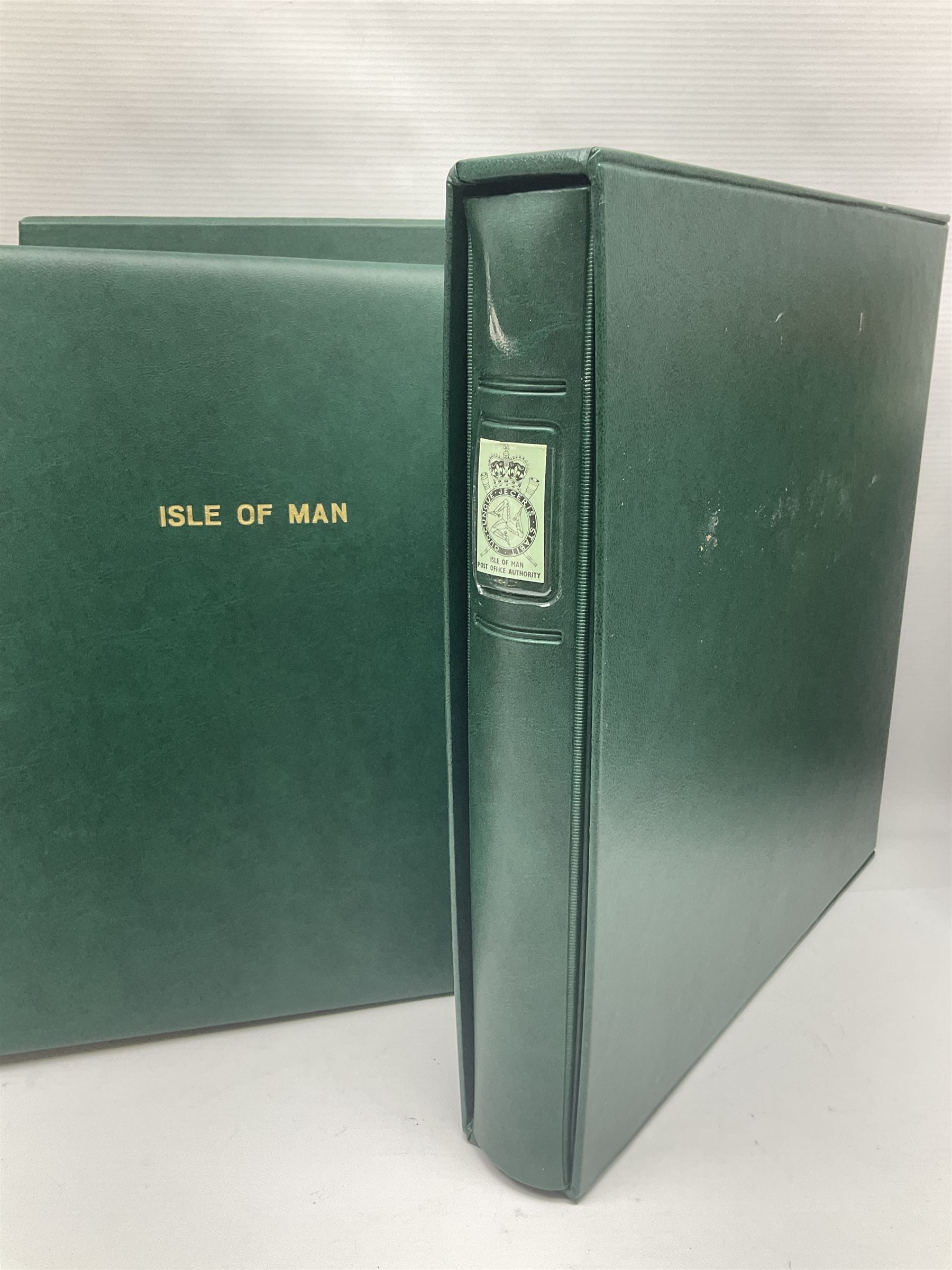 Mostly Queen Elizabeth II Great Britain and Isle of Man stamps including mint examples, housed in various albums, stockbooks and loose, in one box