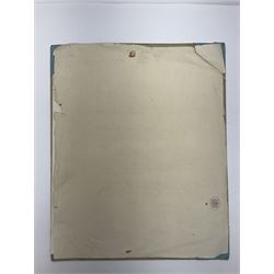 George VI Knight of the Garter cloth beret insignia with pin back and photograph of the Knight's Robes; Edmund Fellowes book on The Knights of the Garter 1348-1939; together with EIIR civilian OBE certificate to Jeffery Stanford Agate with facsimile signatures of Elizabeth II and Prince Philip