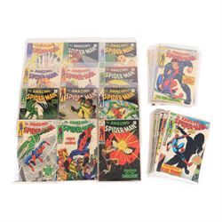 Forty-two Marvel Silver and Bronze Age 'The Amazing Spider-Man' comic books, spanning year...