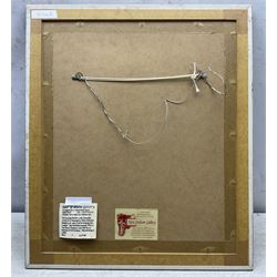 Ellen Edwards (British 19th Century): Peacocks in the Garden, watercolour signed 30cm x 22cm 