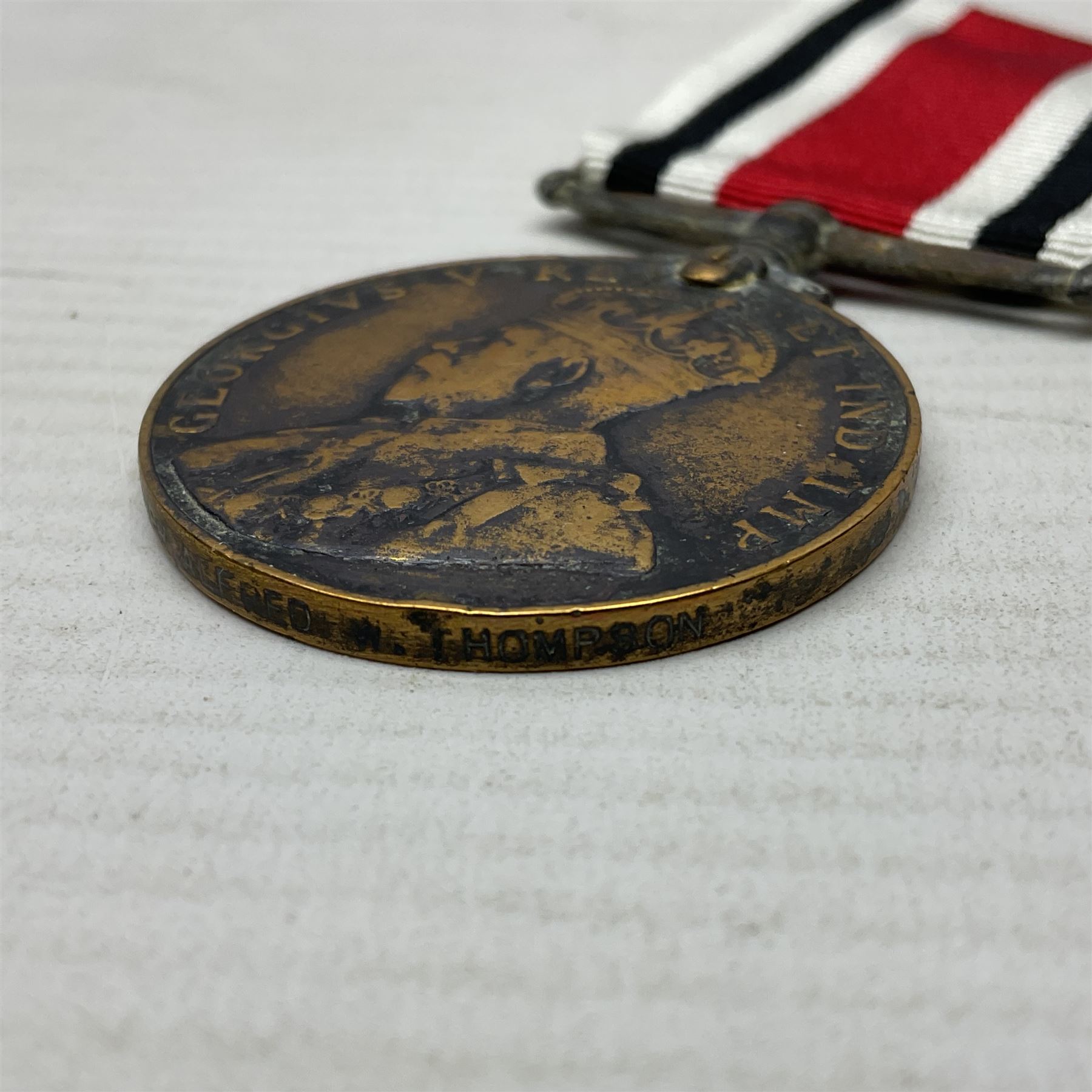 Two Imperial Service Medals to Elsie Hannah Ferguson and Fred Whitehead; each in original case; WWI Special Constabulary Medal to Inspr. Alfred W. Thompson; modern Prisoner of War Medal; cased; replica Victoria Cross and India Mutiny Medals with archive of information relating to Pte. Robert Newell V.C. 9th Lancers; replica Victoria Cross and George Cross with miniatures; and other replica medals etc