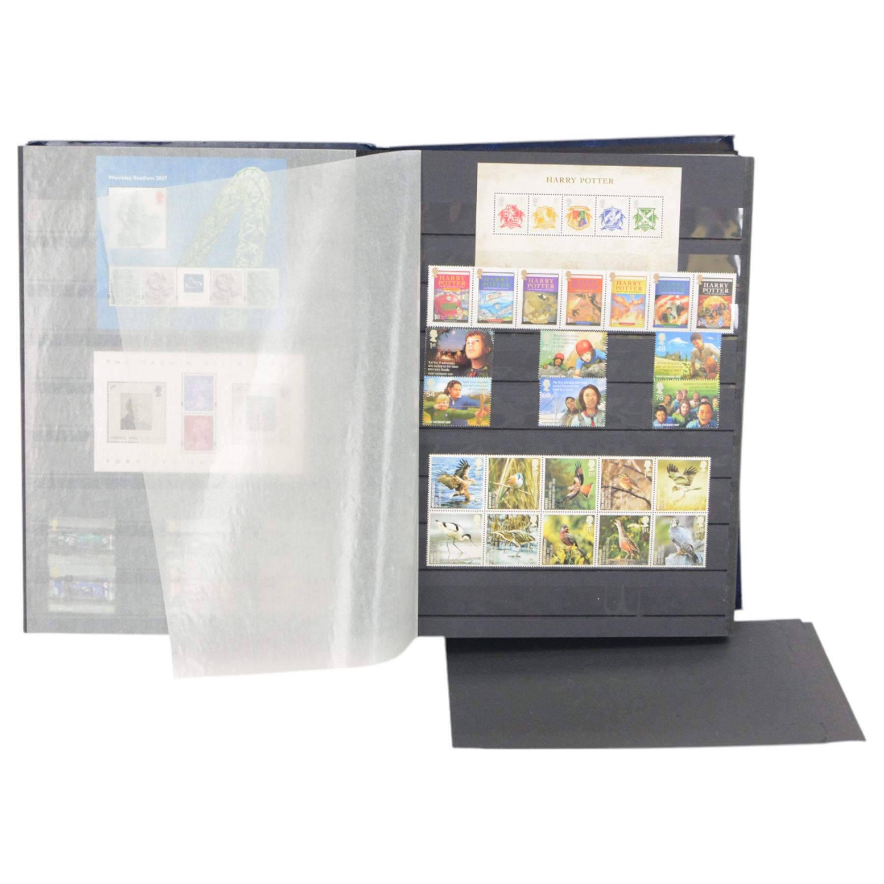 Queen Elizabeth II mint decimal stamps, face value of usable postage approximately 1540 GBP