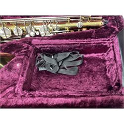 Lafleur by Boosey & Hawkes student tenor saxophone in fitted case with accessories, built in Czechoslovakia
 