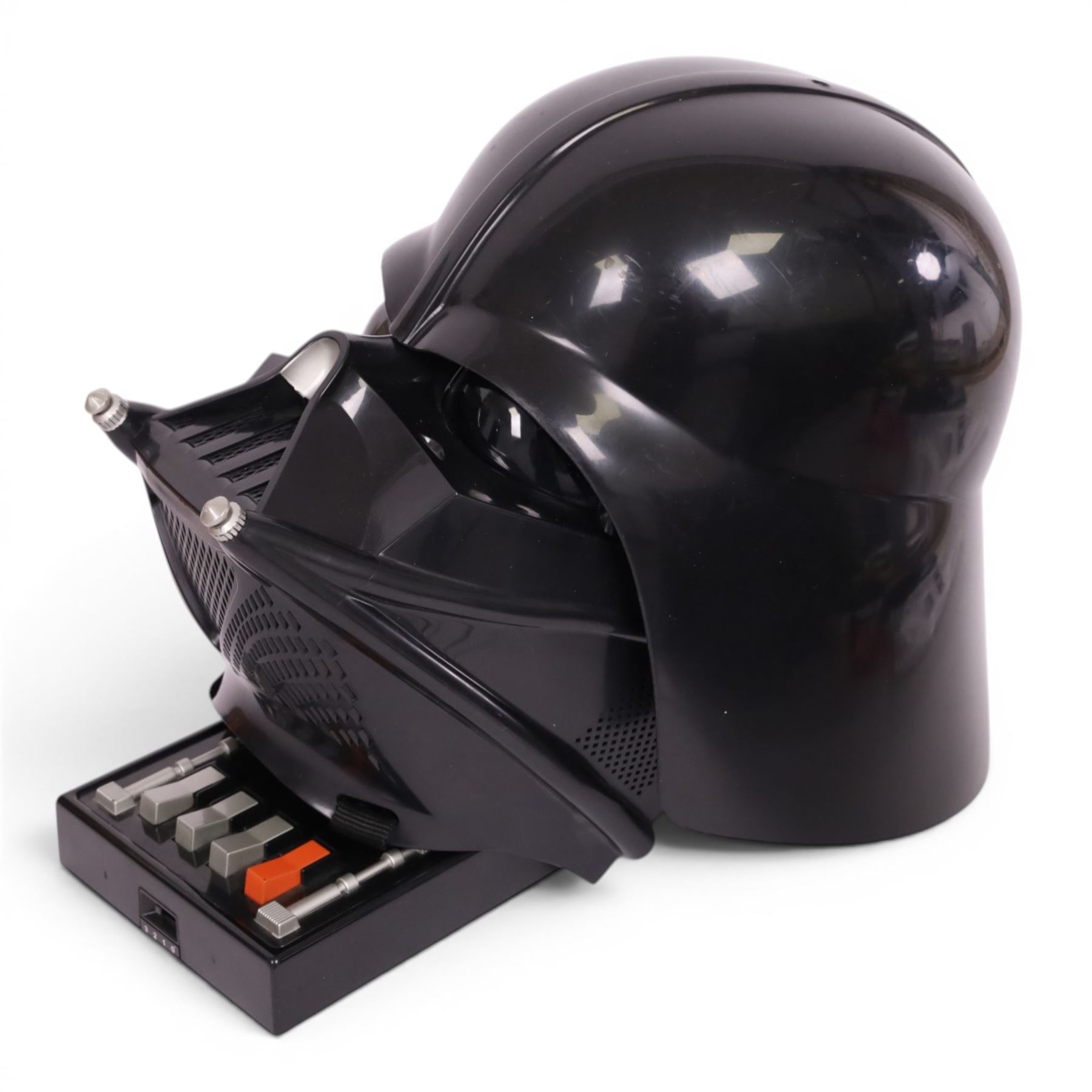 Hasbro Star Wars Revenge of the Sith playsets, including Droid Tri-Fighter, Crab Droid, Barc Speeder, Republic Gunship and AT-RT, together with a Hasbro Darth Vader Voice Changer Helmet, 