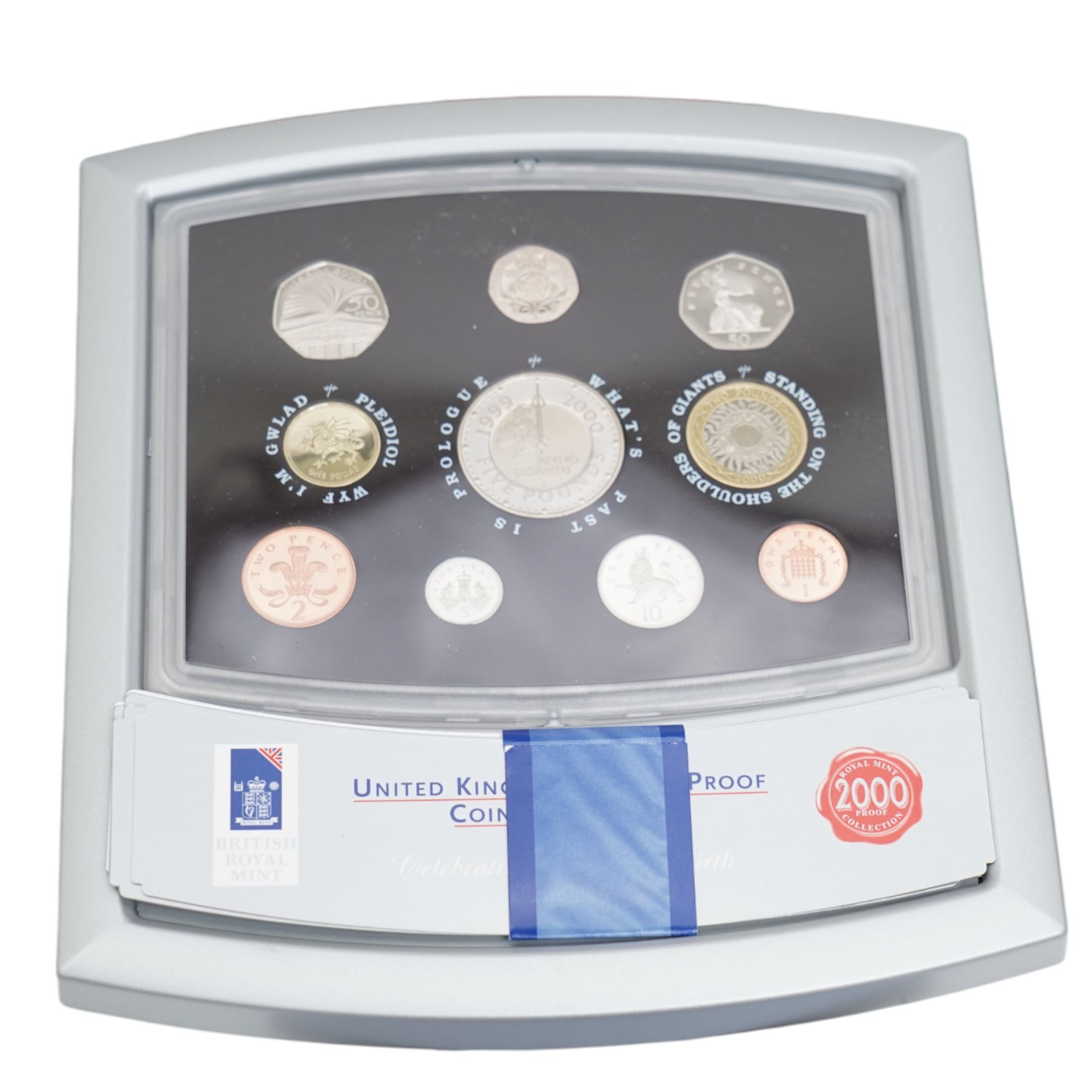 Four The Royal Mint United Kingdom proof coin collections, dated 1994, 1995, 1996, 1997, all cased, and three The Royal Mint United Kingdom proof sets, dated 2000 (2) and 2001, all cased