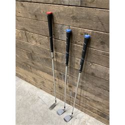 TaylorMade M6 golf 4 iron, and Elevate 95 R Flex 53 and 57 irons (3)