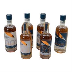 Spirit of Yorkshire Distillery, distillery projects maturing malts, full set of six, proje...