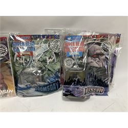 Eaglemoss DC Comics Super Hero Collection - sixteen magazines with models each as issued in unopened plastic bags (16)