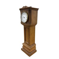 French- late19th century miniature scale longcase clock standing 13