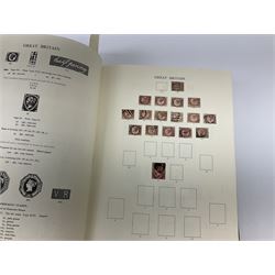 Stanley Gibbons 'Windsor Album' housing Great British stamps from Queen Victoria to Queen Elizabeth II including penny reds, half penny bantams etc