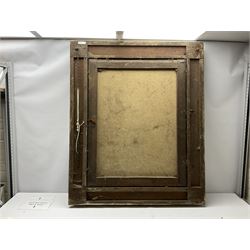 English School (19th century): 'Joseph Clegg 1810-1846' holding musical score, oil on canvas unsigned, titled on the stretcher  90cm x 70cm