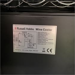 Russell Hobbs  RHGWC1B-C wine cooler in black - THIS LOT IS TO BE COLLECTED BY APPOINTMENT FROM DUGGLEBY STORAGE, GREAT HILL, EASTFIELD, SCARBOROUGH, YO11 3TX