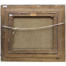 Albert Clark Snr. (British 1821-1909) and Albert James Clark (fl.1890-1943): 'Elford Captain' Portrait of a Shire Horse in Landscape, oil on canvas signed 'Albert Clark and Son' and dated 1895, 50cm x 60cm 