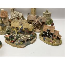 Twenty six Lilliput Lane models, to include Golden Harvest, Junk and Disorderley, Heaven Lea Cottage, Old Scrumpy Farm, Chantry Chapel Wakefield, etc, together with four similar cottages