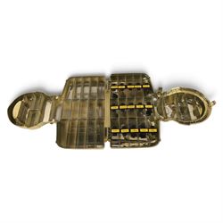 Two 1980s Kenner Star Wars action figure collector's cases, including Return of the Jedi C-3PO and The Empire Strikes Back Darth Vader, tallest H48cm, together with a Kenner Star Wars Escape From Death Star Game