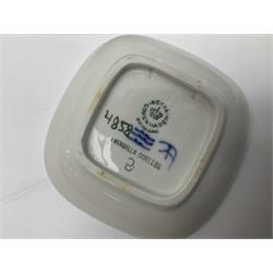 Royal Copenhagen, Mors Dag 1973 plate, together with Royal Copenhagen  vase and ticket dishes and a Lladro swan  