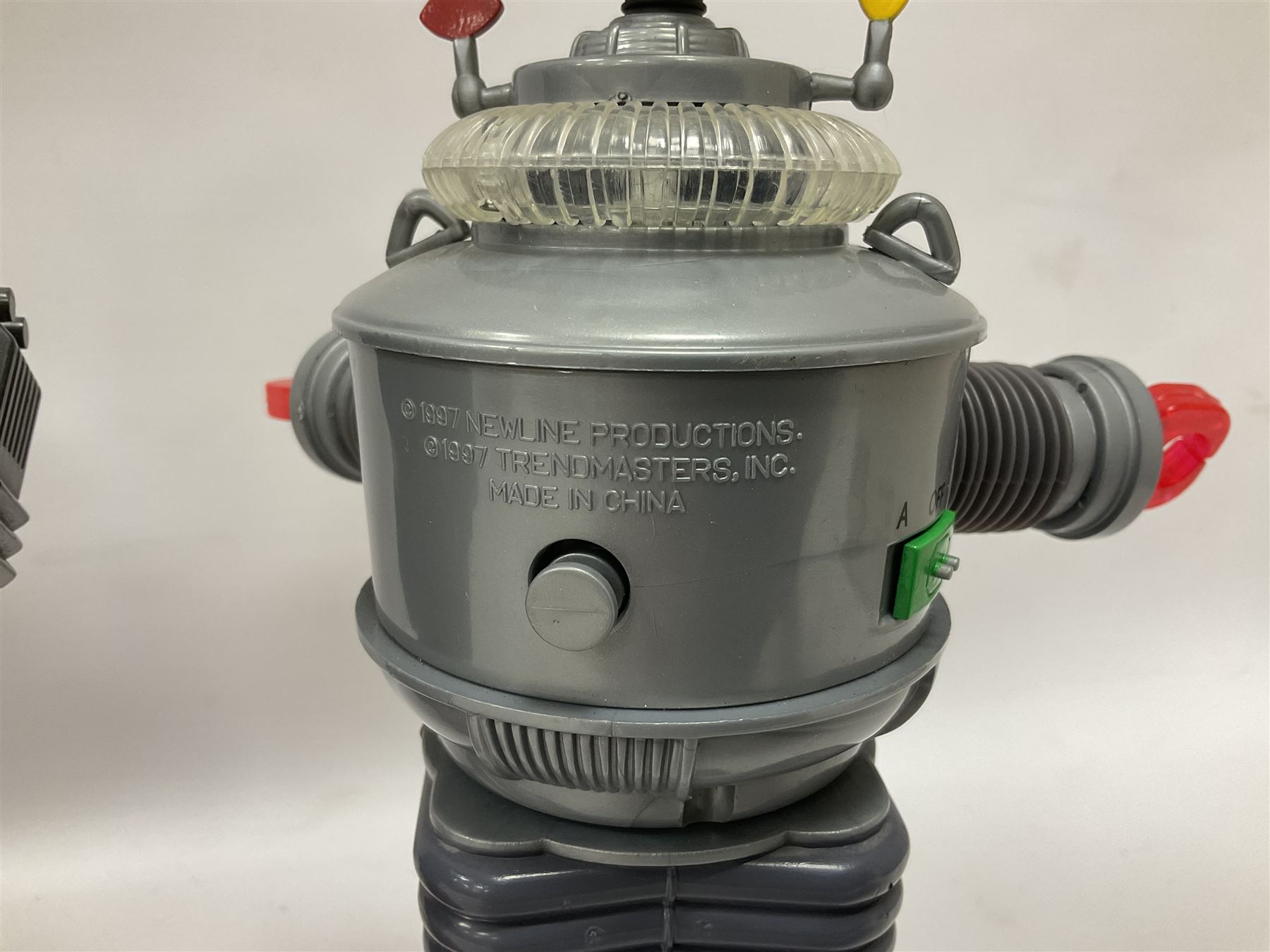 'Lost in Space' robot by Newline Productions; and three unopened  'Lost in Space' carded models; and five other robots comprising Tommy The Atomic Robot; Saturn The 13