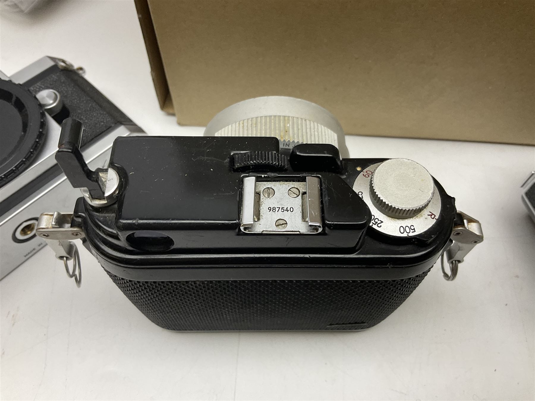 Nikon F-401 camera body, serial no. 2064766, together with Nikon Shutter Speed range, serial no.106395, and other Nikon equipment and camera bodies 