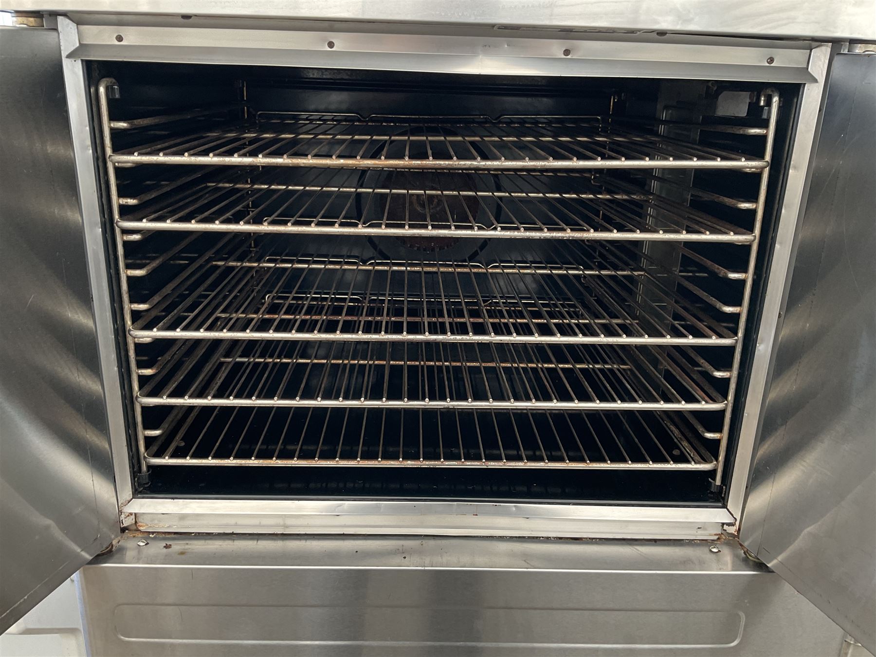 Blodgett - Zephaire commercial stainless steel double door convection baking oven, 3 phase, on four legs - THIS LOT IS TO BE COLLECTED BY APPOINTMENT FROM DUGGLEBY STORAGE, GREAT HILL, EASTFIELD, SCARBOROUGH, YO11 3TX