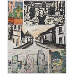 Scofield Thayer (American 1889-1982): 'Living Art' (Twenty Facsimile Reproductions after Paintings, Drawings and Engravings and ten photographs after sculptures by Contemporary Artists), limited edition portfolio of 400 printed at Ganymed Press, Berlin, 1923 
Notes: Scofield was an American Poet and Publisher and editor in chief of the Dial magazine. Living Art contains reproductions of what Thayer believed was the best in the art of the period, containing lithographs of works from his own collection by  Pablo Picasso, Henri Matisse, Gaston Lachaise, Marc Chagall and Edvard Munch. All the works within the folio were owned by Thayer and bequeathed to the MET museum. 