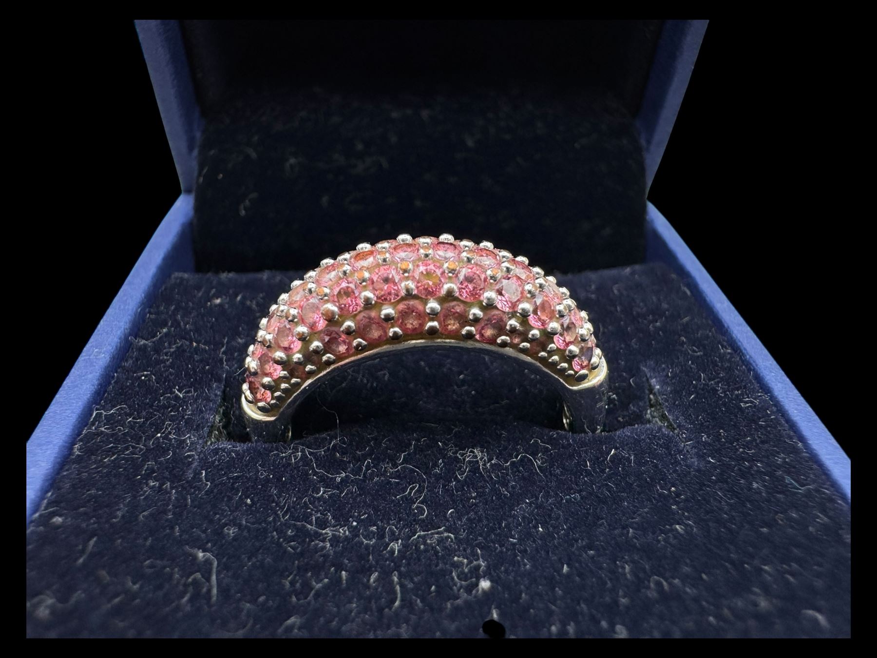 Silver bangle and silver cheroot holder case, Majorica faux pearls with silver clasp, Swarovski ring and a Certina wristwatch