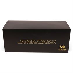 Master Replicas Star Wars Luke Skywalker's Lightsaber no. SW-102,  1:1 scale, in box with outer cardboard sleeve, with certificate, separate acrylic display case and plaque, limited edition no. 2045/2500