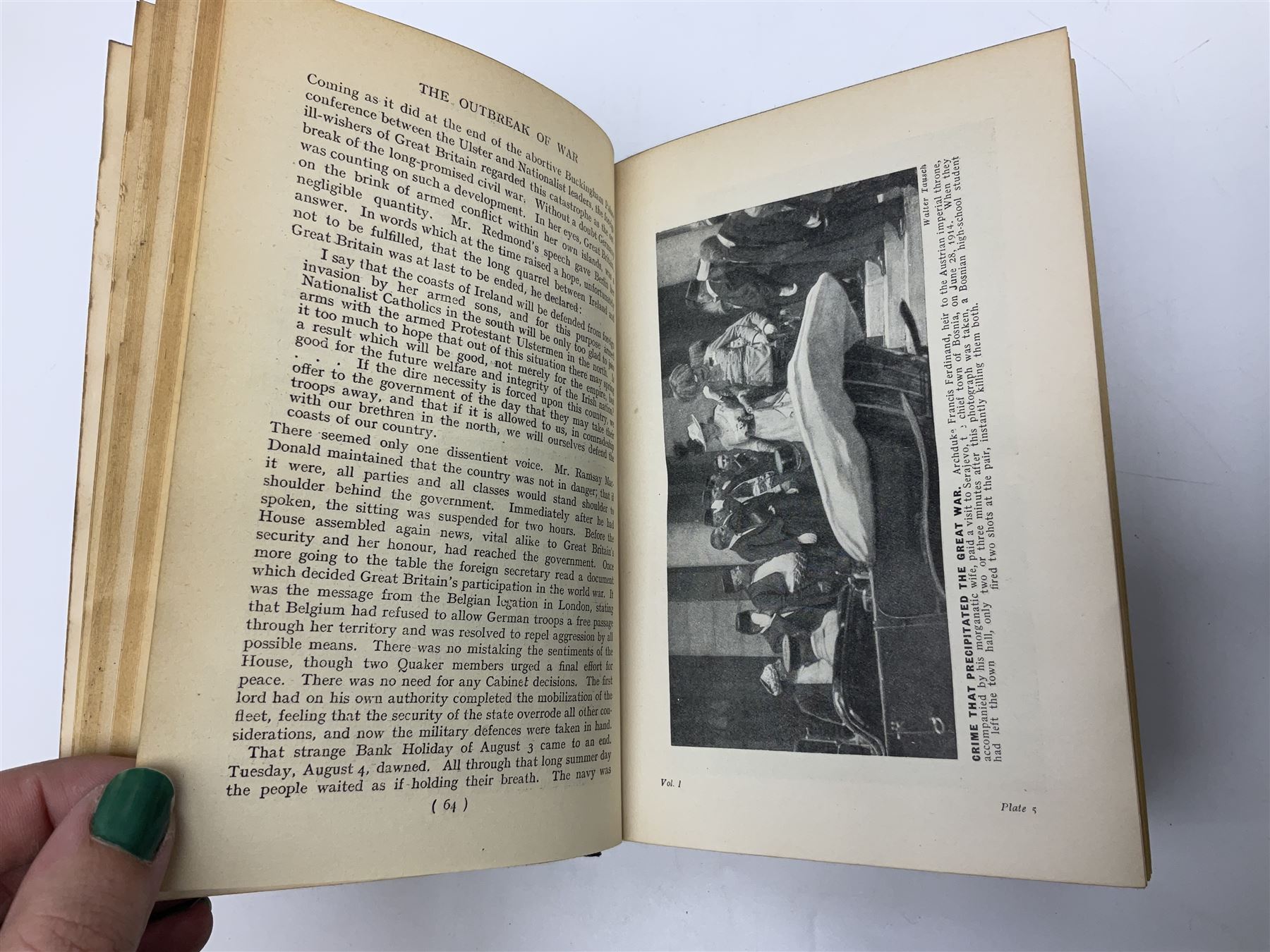 A Popular History of the Great War London The Fleetway House, Edited by Sir J. A. Hammerton Includes 1000 maps and illustrations six volumes 
